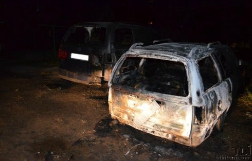 Автомобиль практически полностью выгорел.