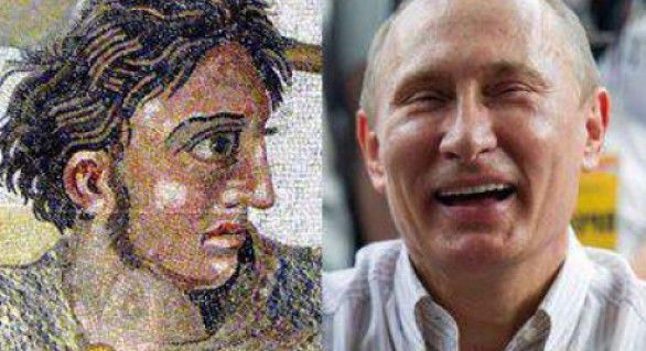 Potrivit jurnaliștilor ruși, „asemănările” dintre Alexandru cel Mare și Vladimir Putin sunt de „netăgăduit”.