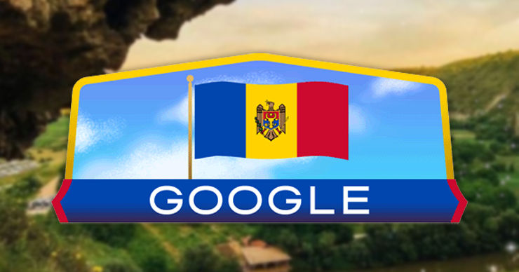 Google снова поздравляет Молдову с Днём независимости.