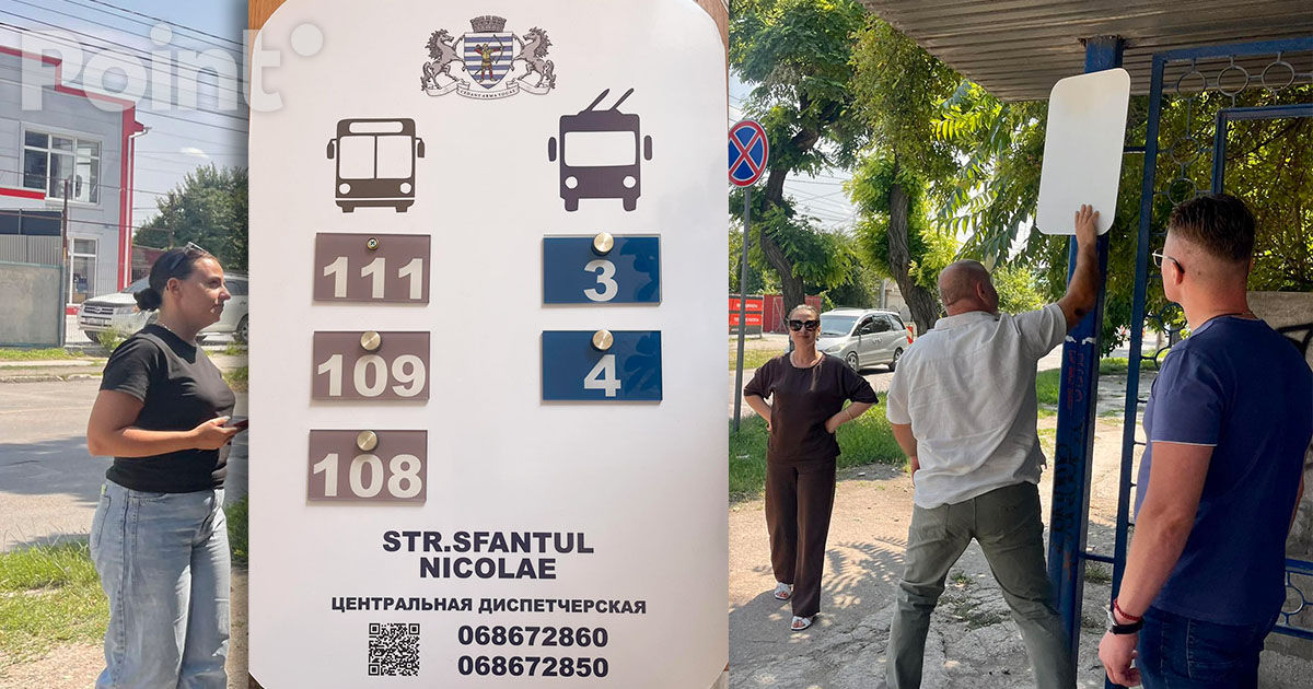 Ce va apărea la stațiile de transport public din Bălți.