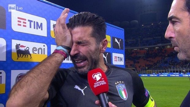 Buffon şi-a anunţat retragerea, în lacrimi: Singura mea dezamăgire. Foto: romaniatv.net