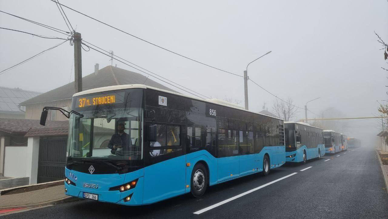 В пригородах Кишинева на маршруты выйдет 84 новых автобуса.