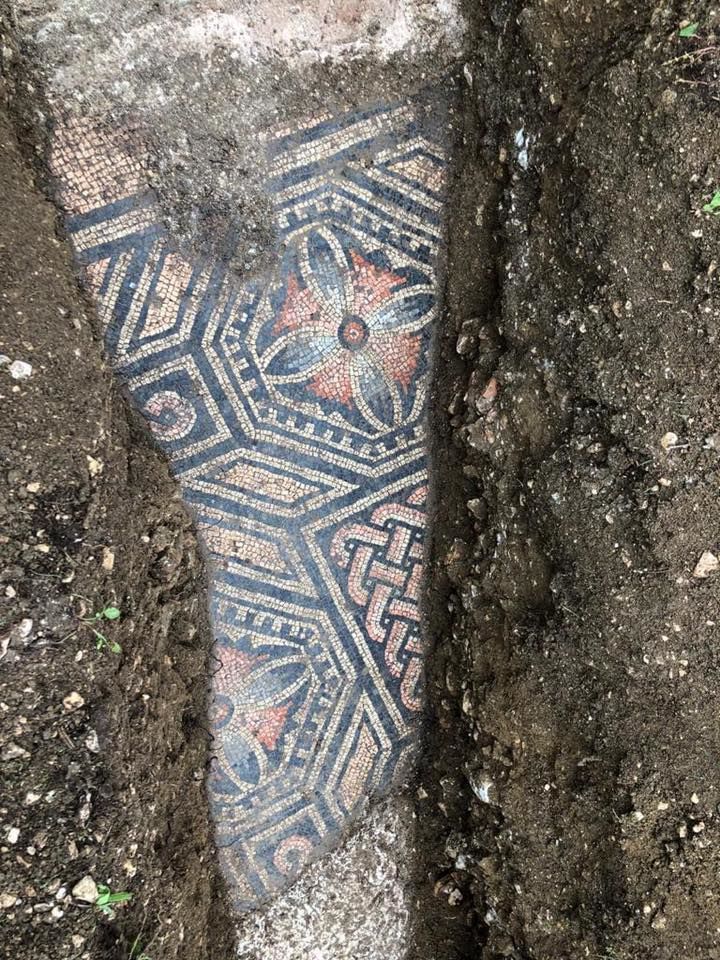 Под итальянскими виноградниками нашли древнеримскую мозаику.