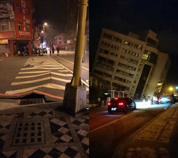 Cel puţin doi morţi şi 115 răniţi în urma cutremurului din Taiwan. Foto: mediafax.ro