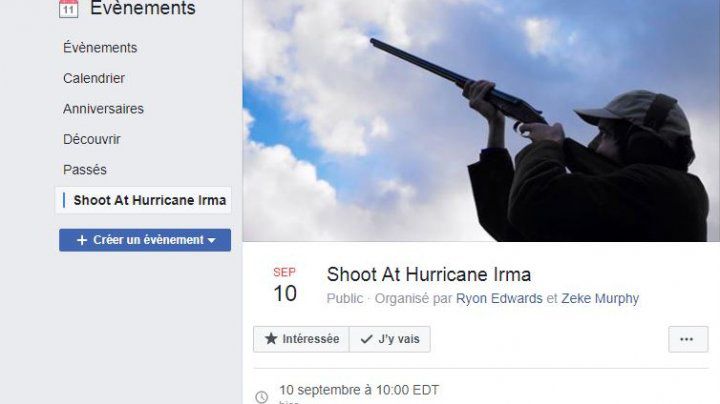 Alertă în Florida: Oamenii vor să tragă cu arma înspre uraganul Irma