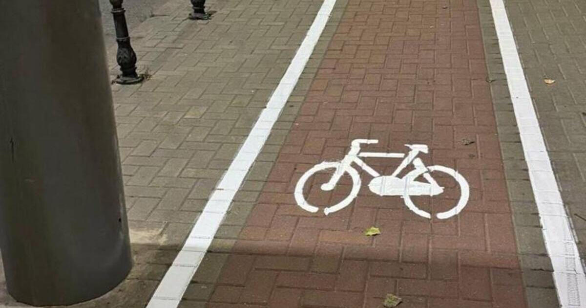 Piste pentru bicicliști, amenajate pe bulevardul Ștefan cel Mare.