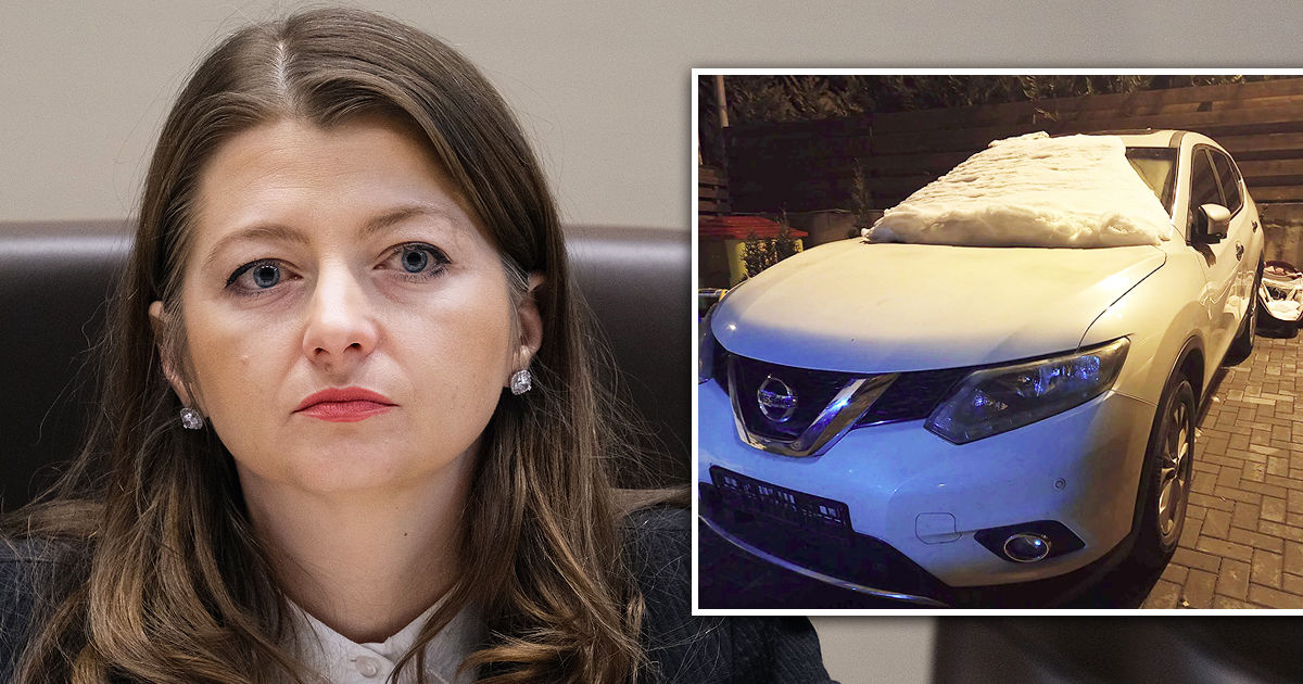 Авто, предположительно принадлежащее мужу министра юстиции, оказалось в центре скандала. Коллаж: Point.md