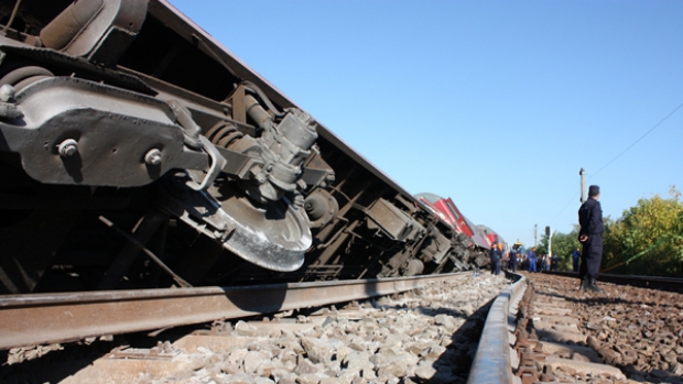 Un tren cu peste 700 de pasageri a deraiat vineri în regiunea Penza.