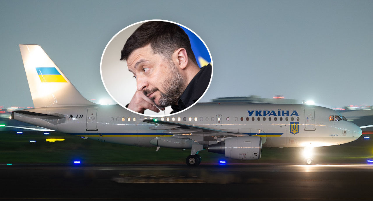 Зеленский после скандала с Польшей из-за УПА улетел в Европу из Молдовы.