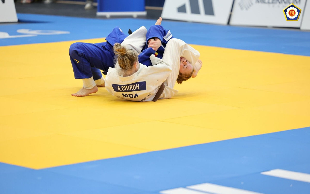 Alexandra Chiron, campioană europeană U-18 la judo. Foto: Federația Moldovei de Judo