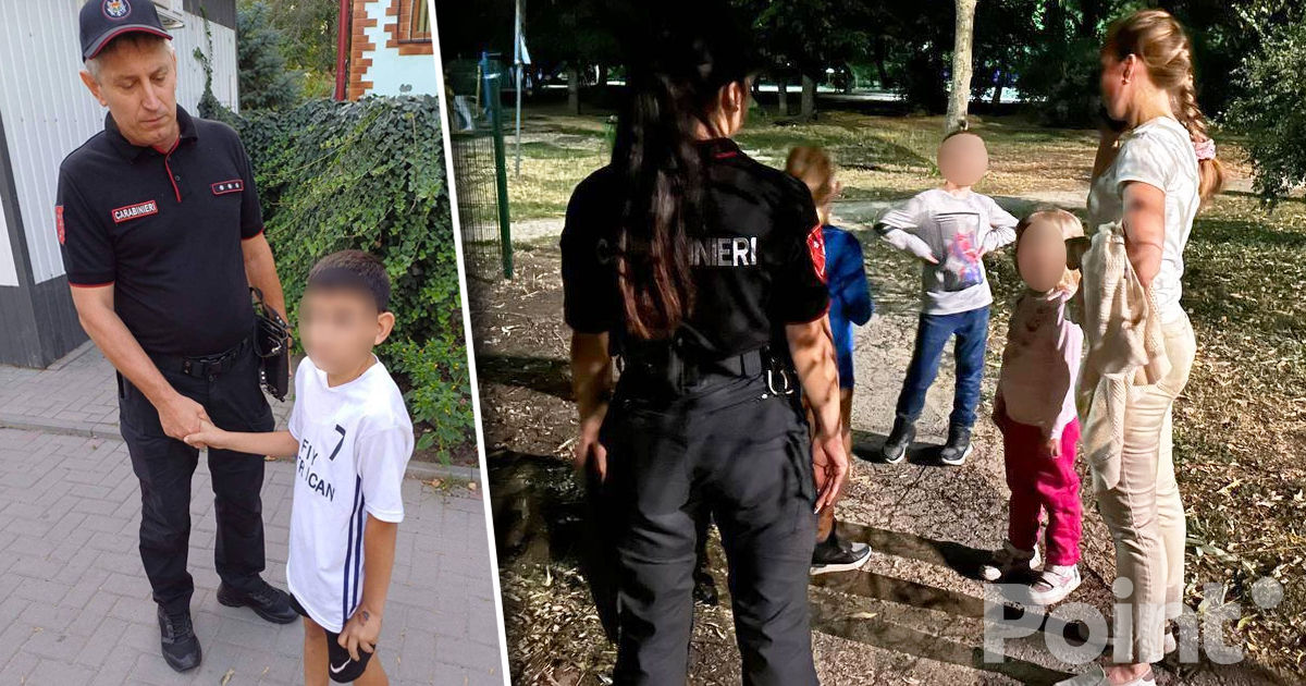 Patru copii pierduți la Bălți și Comrat, găsiți datorită carabinierilor.