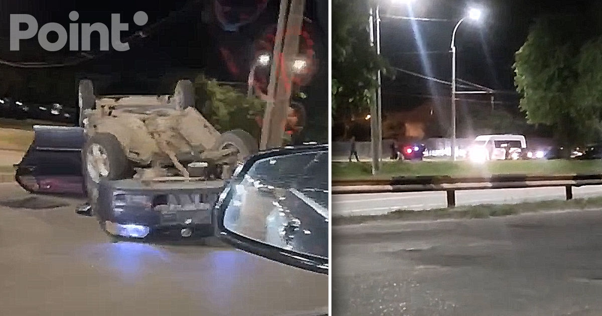 Ночное ДТП в столице: виновный водитель скрылся с места аварии.