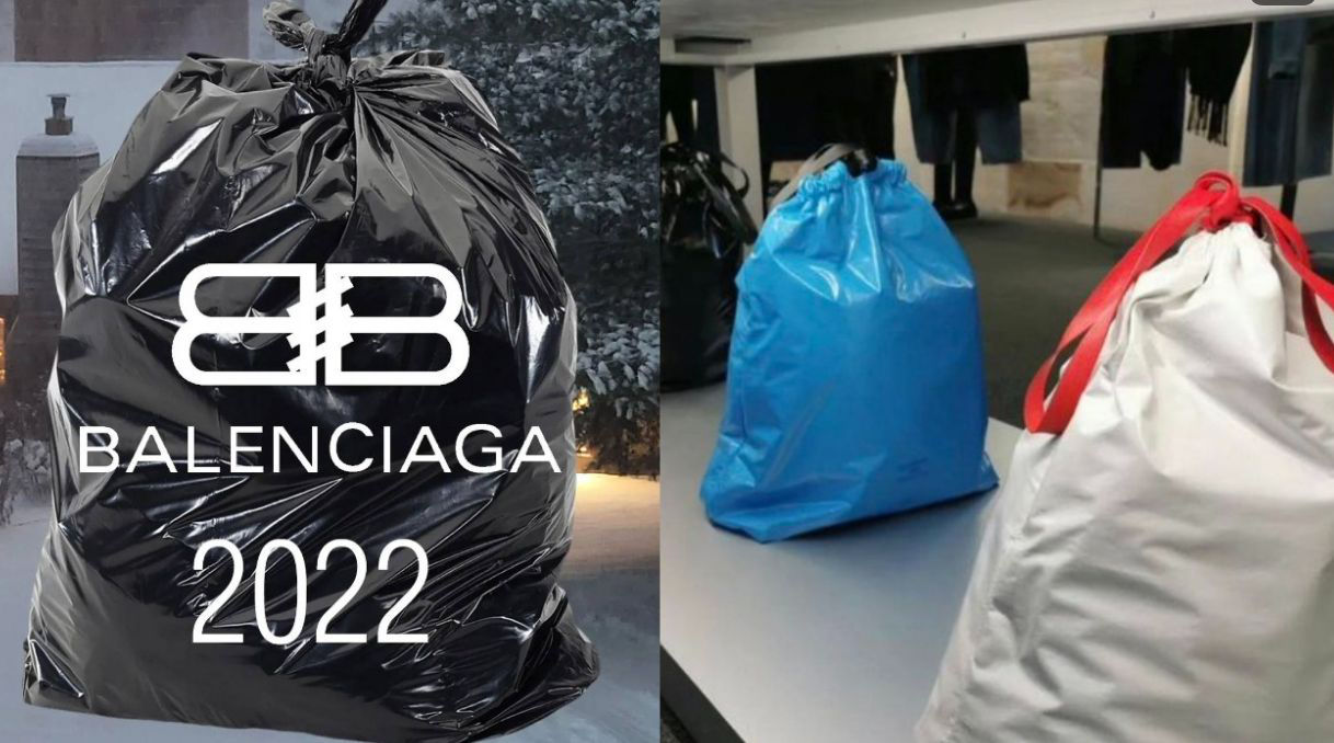 Модный дом Balenciaga продает мусорные пакеты за $1,8 тысячи