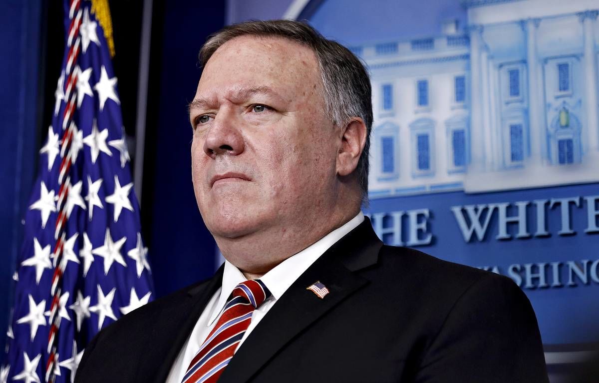 Госсекретарь США Майк Помпео.