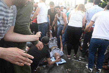 По словам очевидцев, всего было два взрыва.