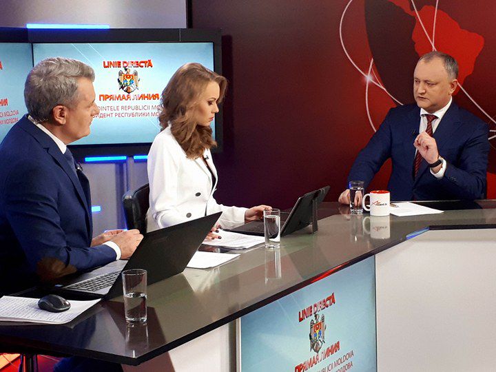 “Прямая линия” с Игорем Додоном состоится 11 апреля в 20.00 в эфире телеканала Accent TV.
