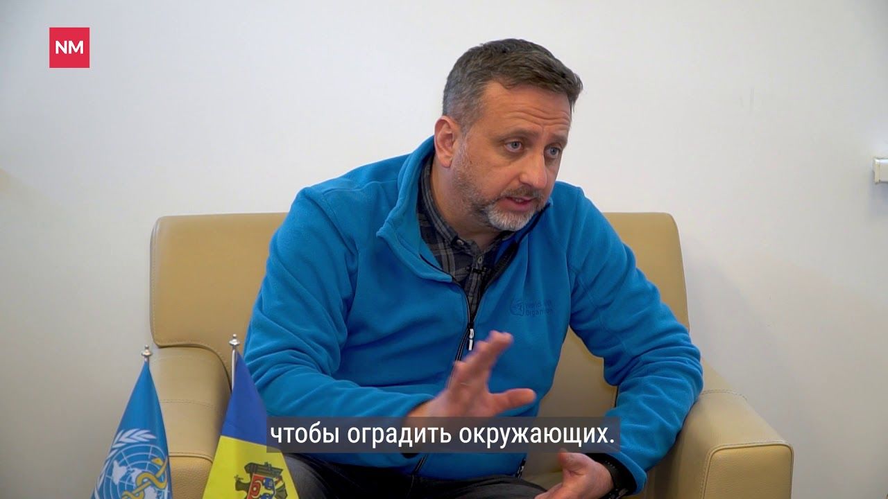 Представитель Всемирной организации здравоохранения в Молдове Игорь Поканевич.