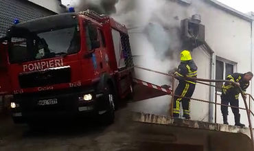 Incendiu pe strada Uzinelor din Capitală. 