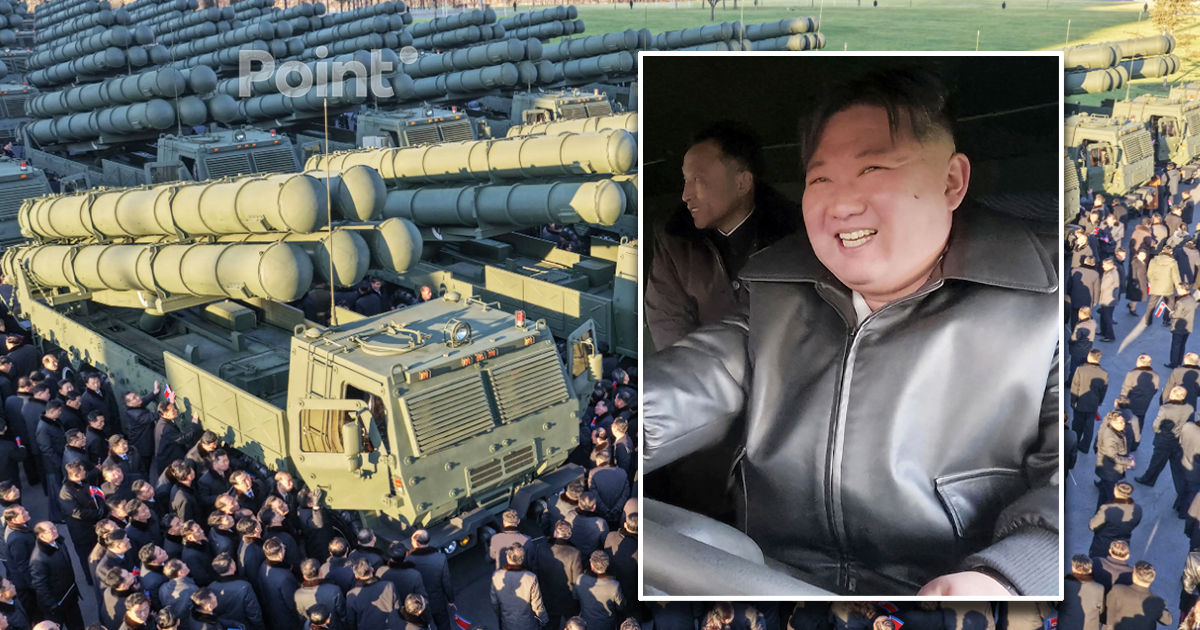Kim Jong Un s-a urcat la volanul unui lansator de rachete multiple.