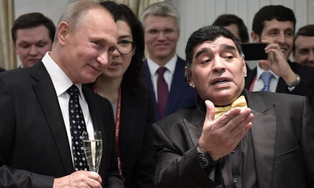Diego Maradona, mesaj special pentru Vladimir Putin.
