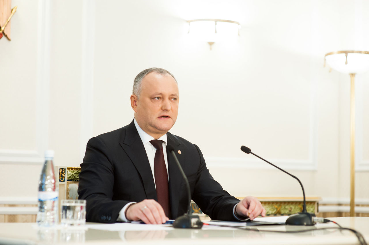 Президент Республики Молдова Игорь Додон.