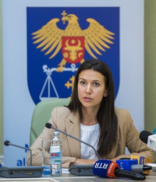 Министр юстиции  Олеся Стамате.