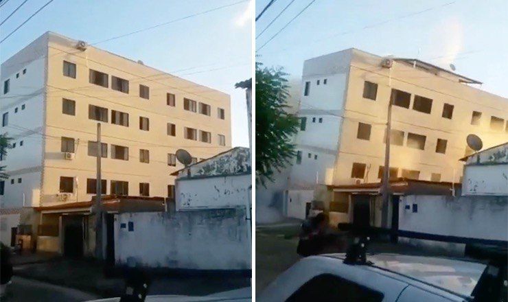 1 июня, здание накренилось, а затем у него полностью сложился первый этаж.