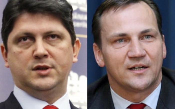 Miniștrii de Externe român și polonez, Titus Corlățean și Radoslaw Sikorski, au cerut, miercuri, românilor și europenilor să sprijine Republica Moldova prin cumpărarea de vin moldovenesc.