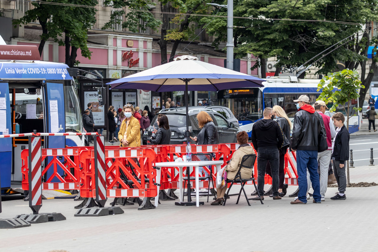 Мобильные пункты вакцинации в столице находятся на Ботанике и на Буюканах.