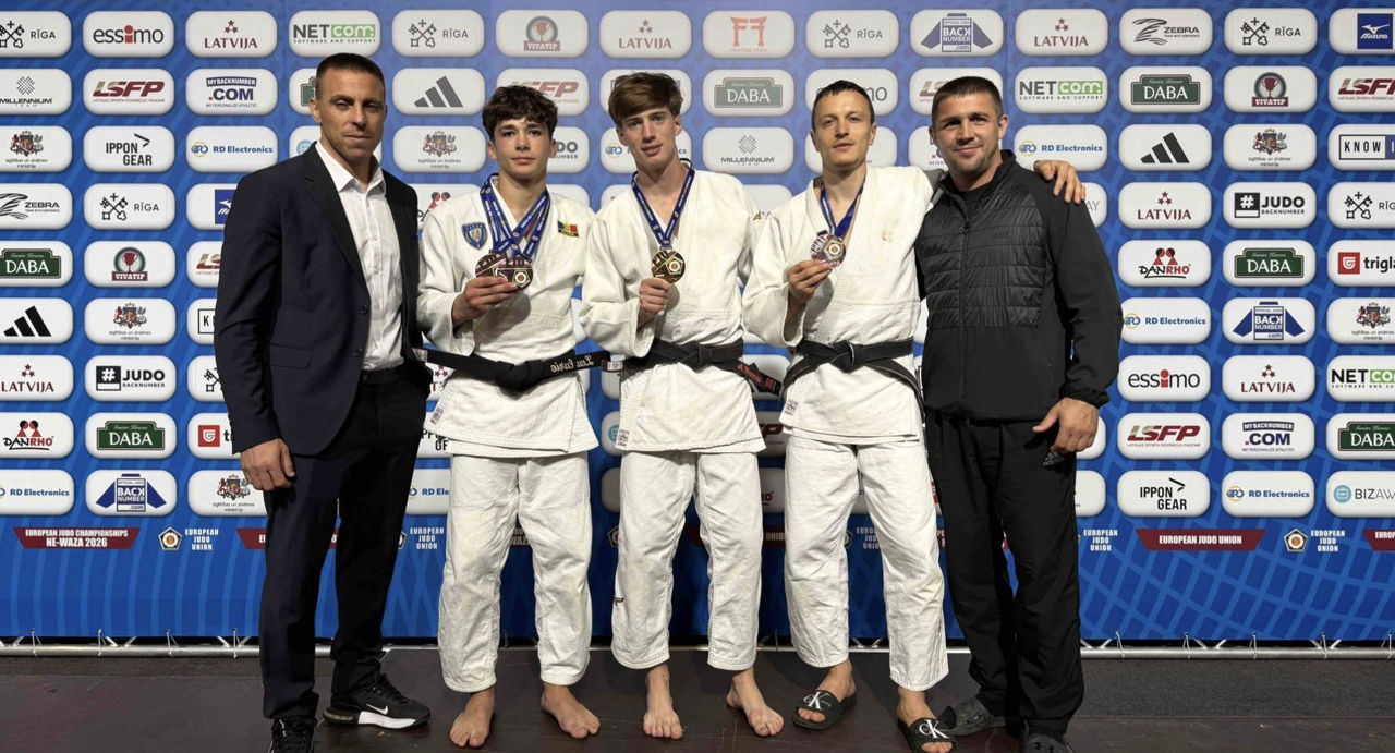 Дзюдоисты Молдовы завоевали четыре медали на чемпионате Европы.