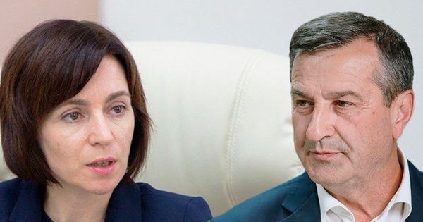 Майя Санду предлагает Григоре Кобзаку выйти из предвыборной гонки. Коллаж: Stiri.md