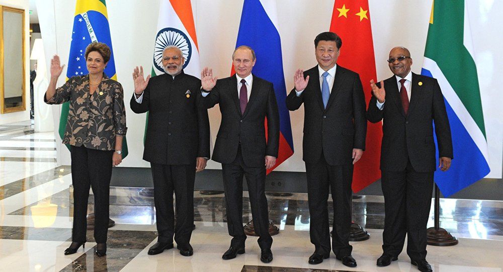 Țările BRICS (Brazilia, Rusia, India, China și Africa de Sud) rămân a fi jucători puternici pe piața mondială. Foto:  Sputnik/ Michael Klimentyev