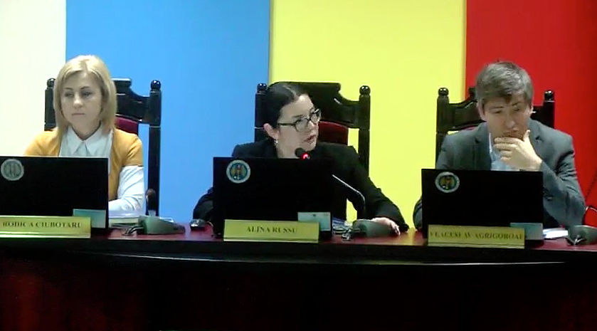 Președintele Comisiei Electorale Centrale, Alina Russu.