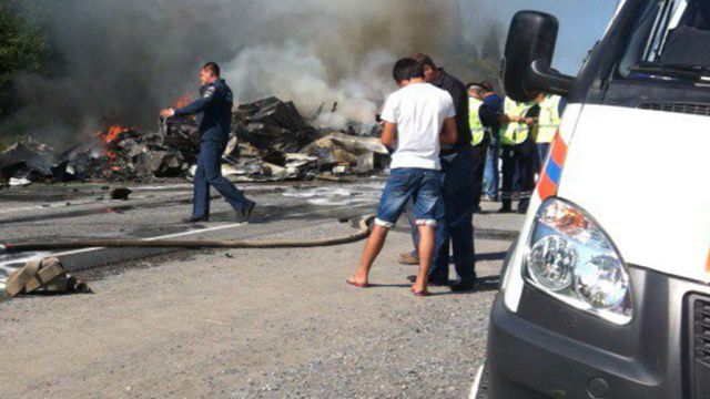В результате аварии 28 человек пострадали, 11 погибли.
