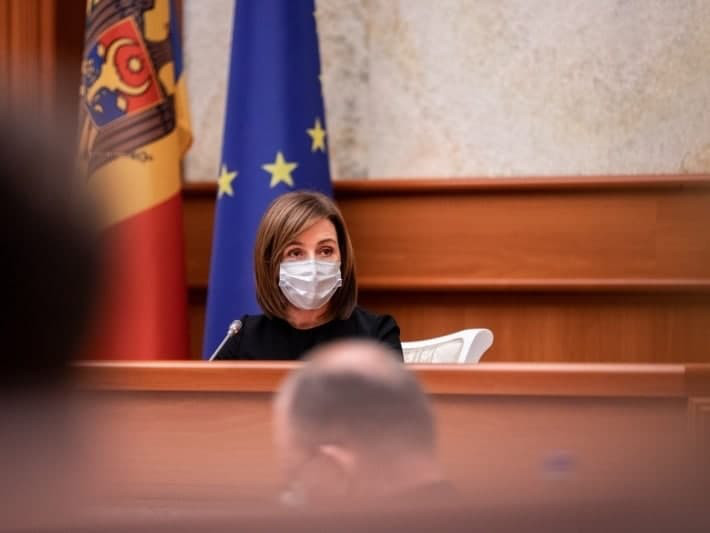 Президент Республики Молдова Майя Санду. 