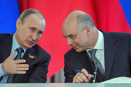 Владимир Путин и Антон Силуанов Фото: Дмитрий Азаров / «Коммерсантъ»