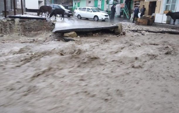 Селевой поток в России унес стадо и пять машин.