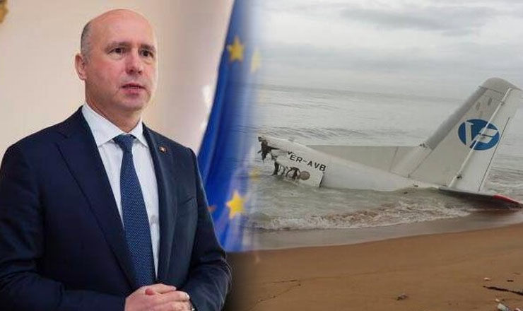 Filip: Condoleanţe familiilor victimelor din accidentul aviatic. Foto: gov.md