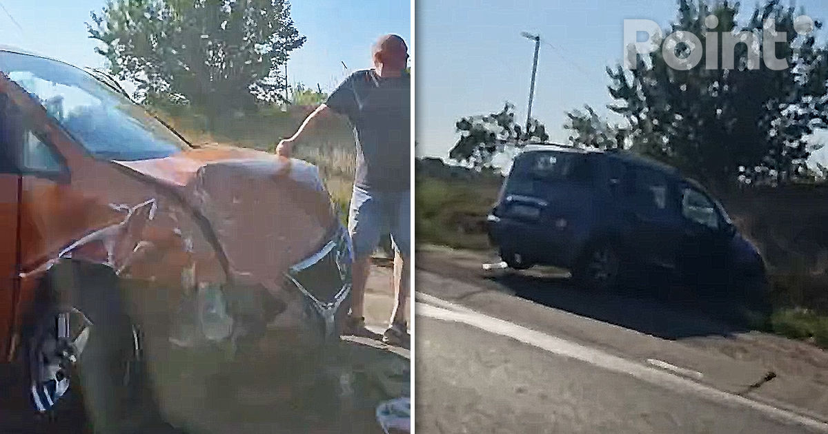 Accident la Budești: Două mașini s-au tamponat și o persoană a ajuns la spital.