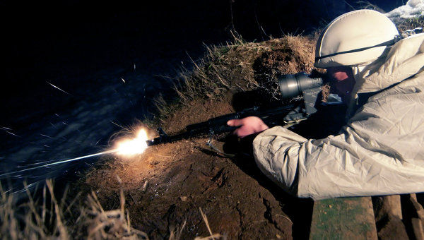 Военнослужащие выполнили налет на пост условного противника, засаду и другие элементы тактико-специальной подготовки.