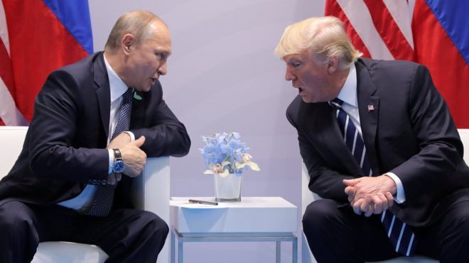 Путин и Трамп на G20.