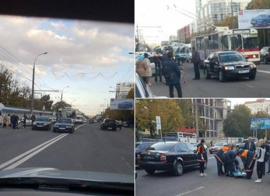 Deputatul PD Dudnic neagă că se afla în automobilul care a lovit o femeie cu un copil în braţe. 