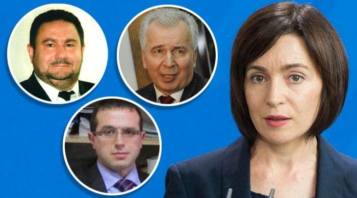 Майя Санду подписала указы об отставке трех судей. Коллаж: Point.md