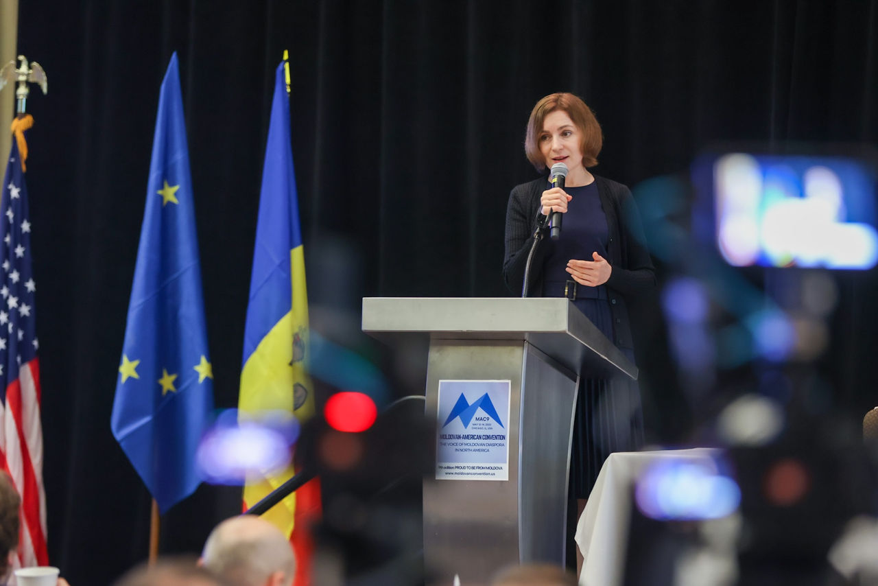 Президент Республики Молдова Майя Санду.