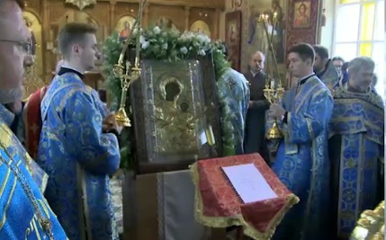 Чудотворную икону с Горы Афон привезли в Оргеев.