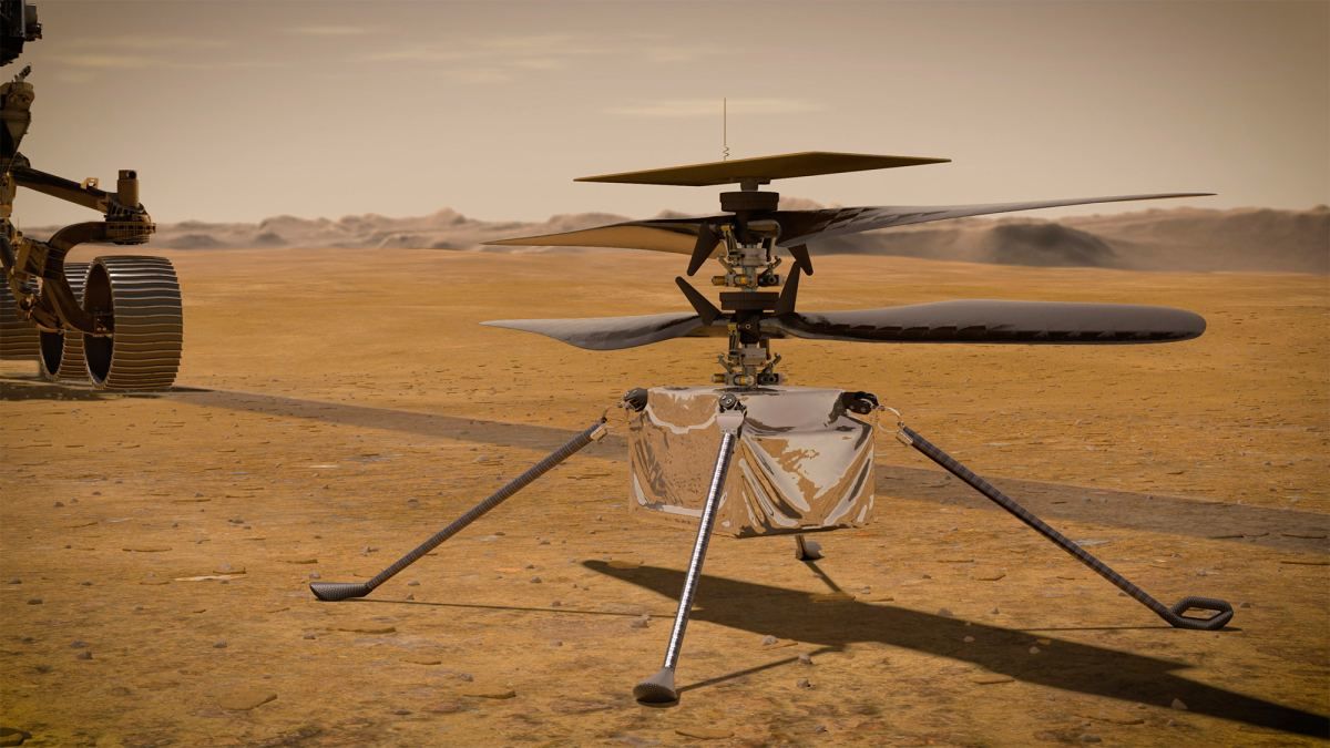 NASA испытает первый в мире марсианский вертолет.