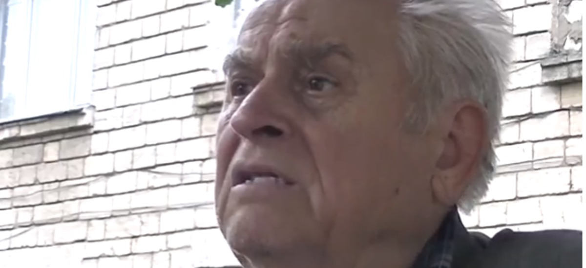 Nicolae Lapinschi, un pensionar în vârstă de 81 ani din Chişinău.