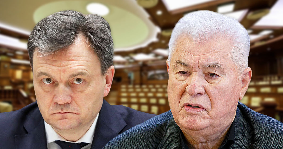 Воронин и Речан обменялись репликами: Хорошее вино не требует переводчика. Коллаж: Point.md