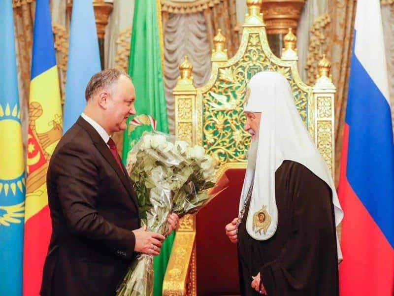 Додон: День крещения Руси имеет большое значение и для Молдовы. Фото: facebook.com.