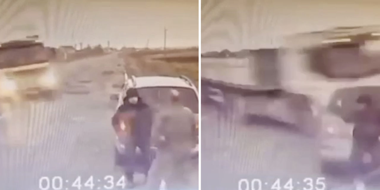 Accident la Grigoriopol: Un șofer de camion a intrat pe contrasens unde se aflau oameni.
